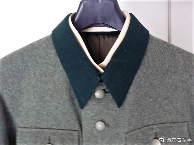 原品二战德军m36毛呢军官常服裸服,没有配饰的德国军服其实很普通.