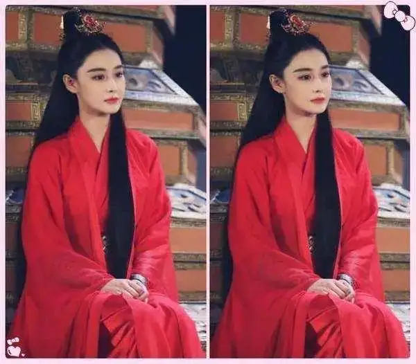 女星穿薄纱红衣古装,南笙似西域公主,刘诗诗美如仙女下凡!