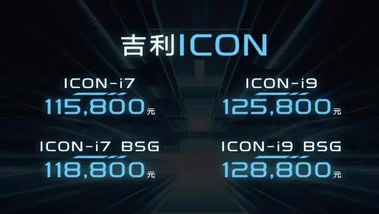 吉利ICON正式上市，售11.58万起，标配CN95空调滤芯