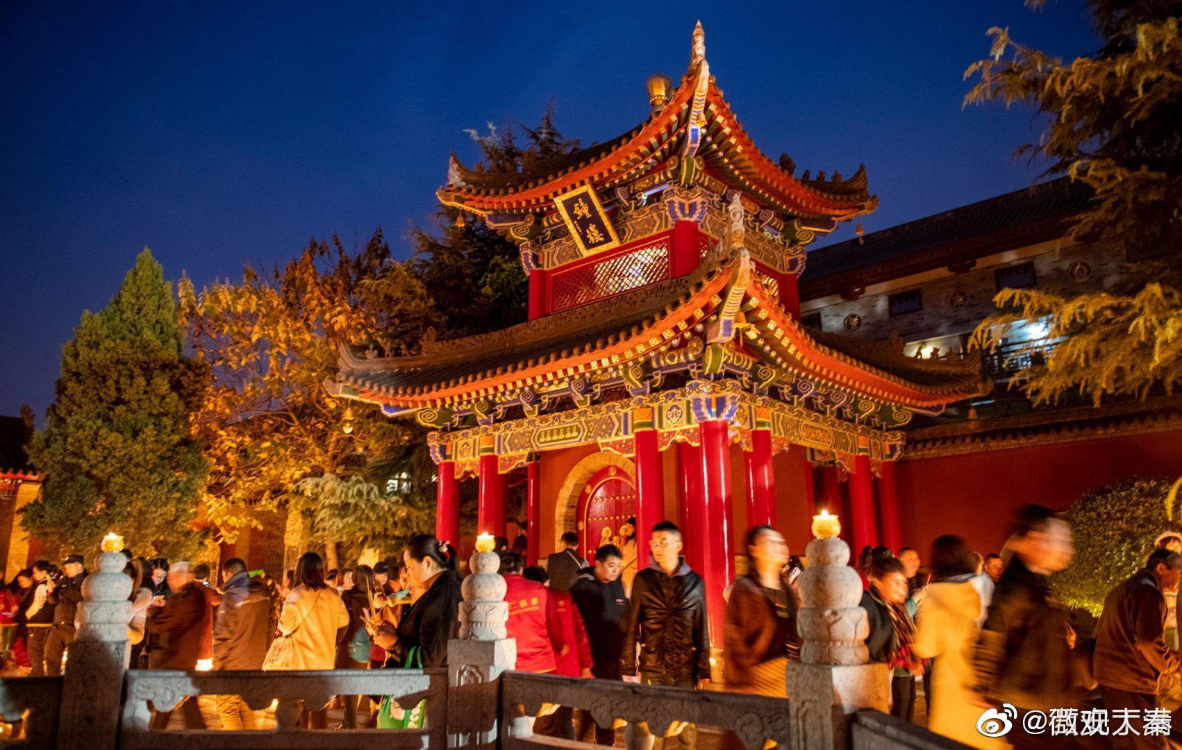 西安广仁寺燃灯节