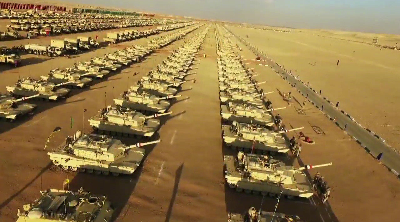 土豪埃及装备1000多辆m1a1坦克,数量超过美国