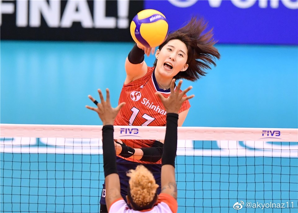 2019年女排世界杯大阪赛区,韩国3-0肯尼亚(25-15 25-16 25-21)