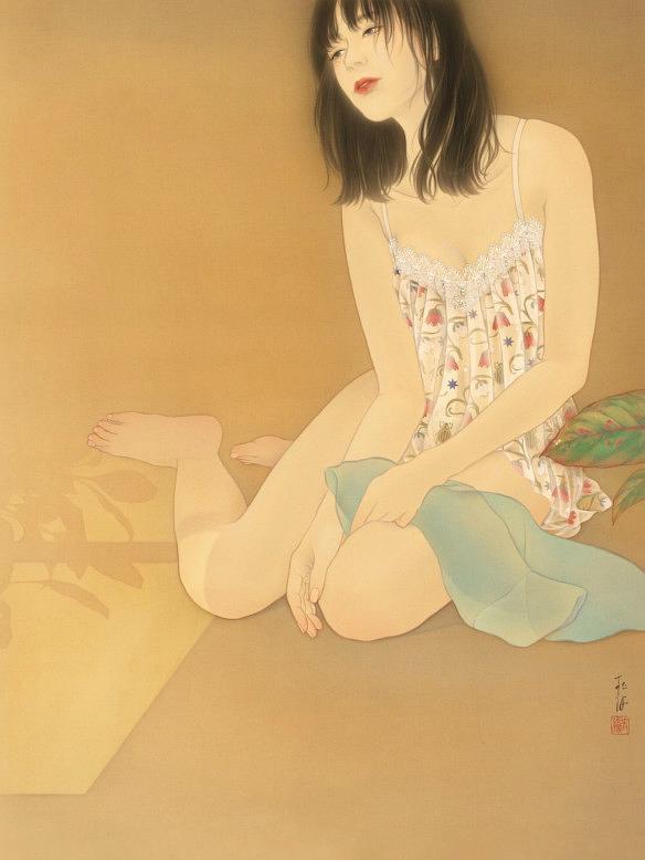 异国情怀的少女工笔画画师松浦シオリ