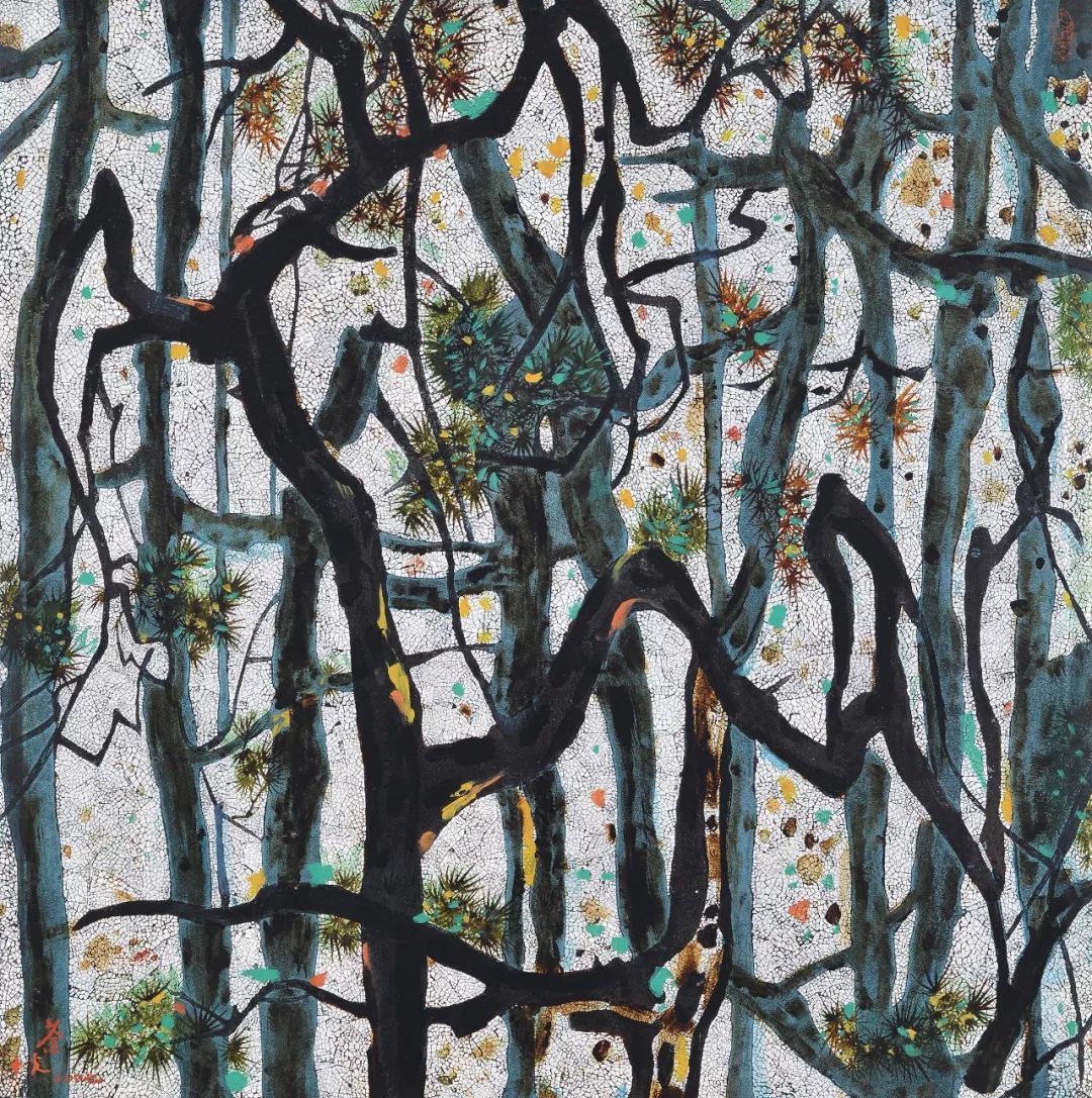 吴冠中画树,太美了!