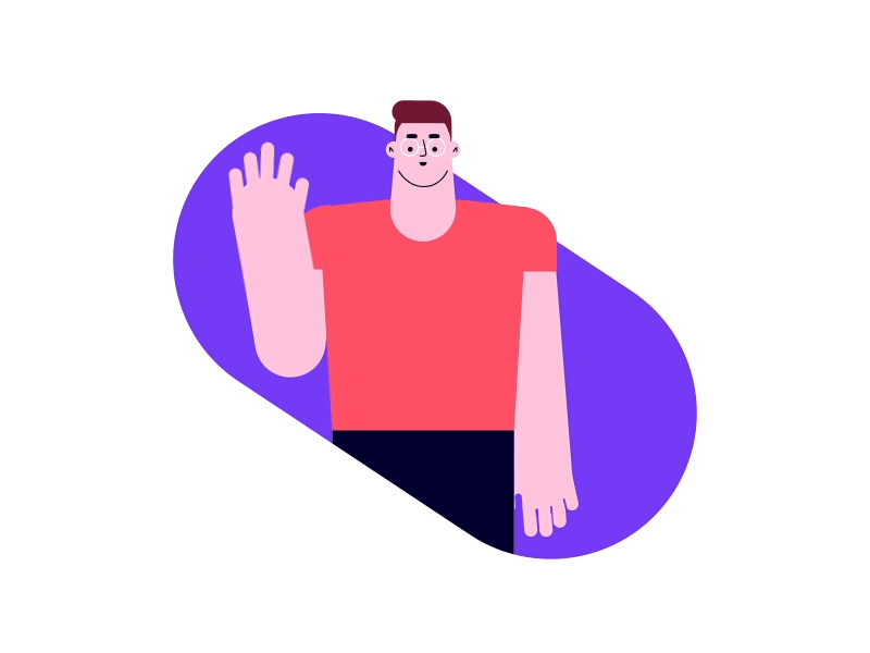 教你ae制作角色挥手动画设计思路及绘制方法借鉴,记得交作业,转需