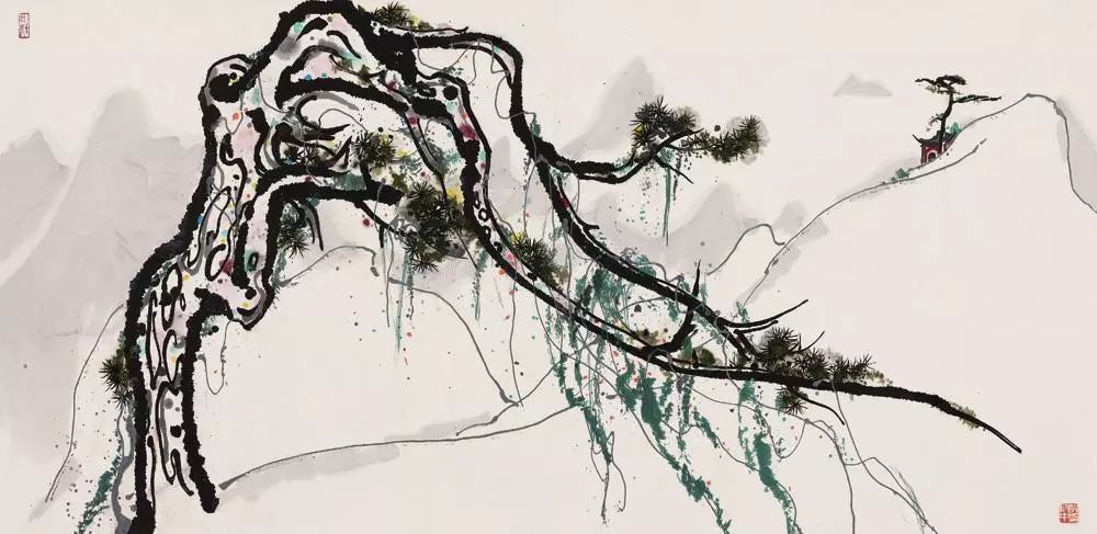 吴冠中画树,太美了!