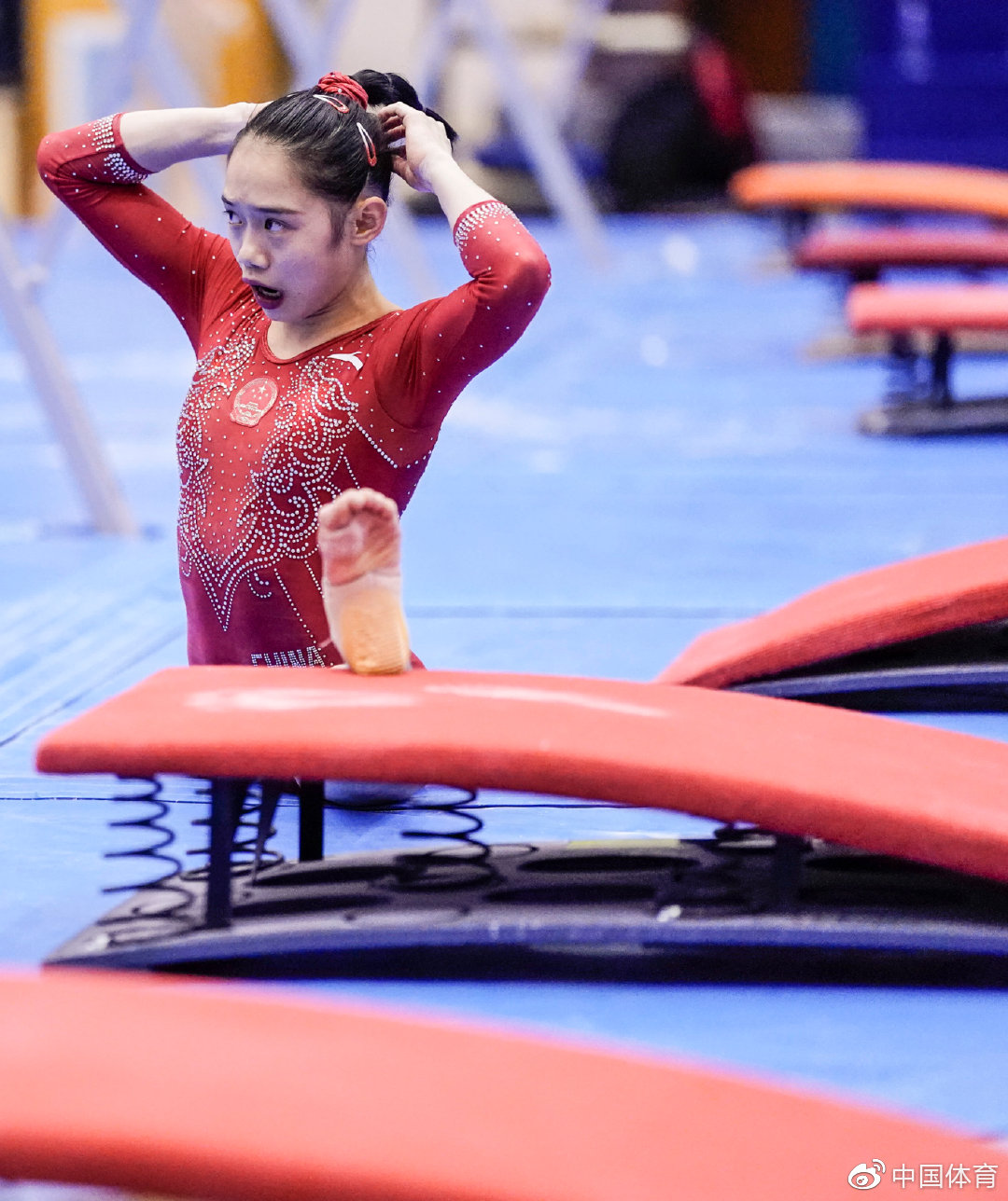 体操女队队长刘婷婷:测验表现有瑕疵 世锦赛力拼团体