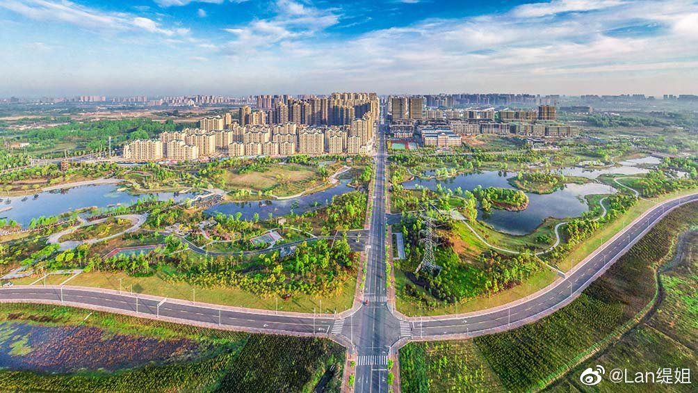 城市之肺，六安九十里山水画廊起点上的万亩南湖湿地公园，飞阅六安_新浪新闻