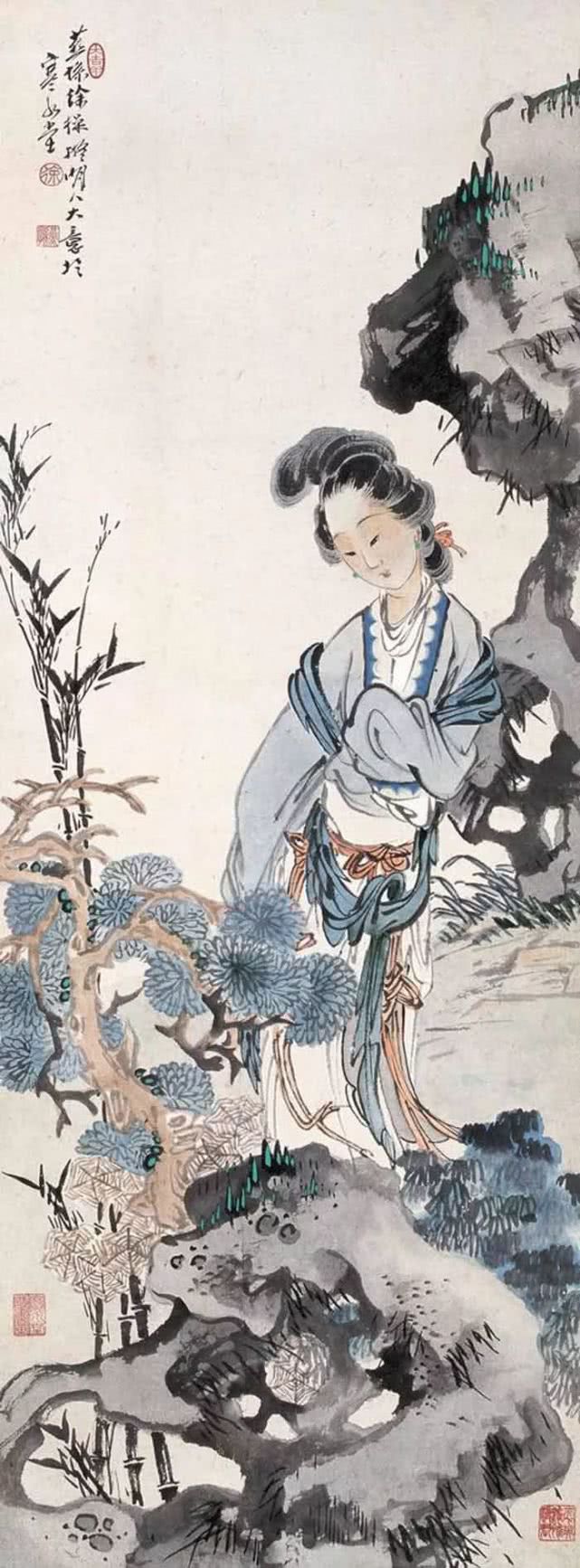 人物画大师——徐燕孙工笔人物画欣赏