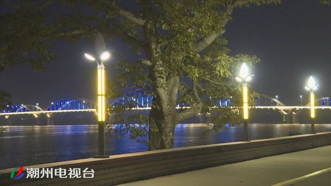 潮州韩江北堤环境提升景色愈加迷人