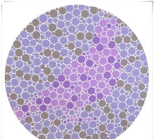 6张色盲色弱检测图,图6最难,图4有人叫它"扑棱蛾子"