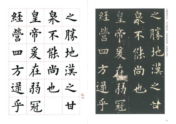 杨涵之临《九成宫醴泉铭》:精神勃发,神采飞扬,创作见解也不俗