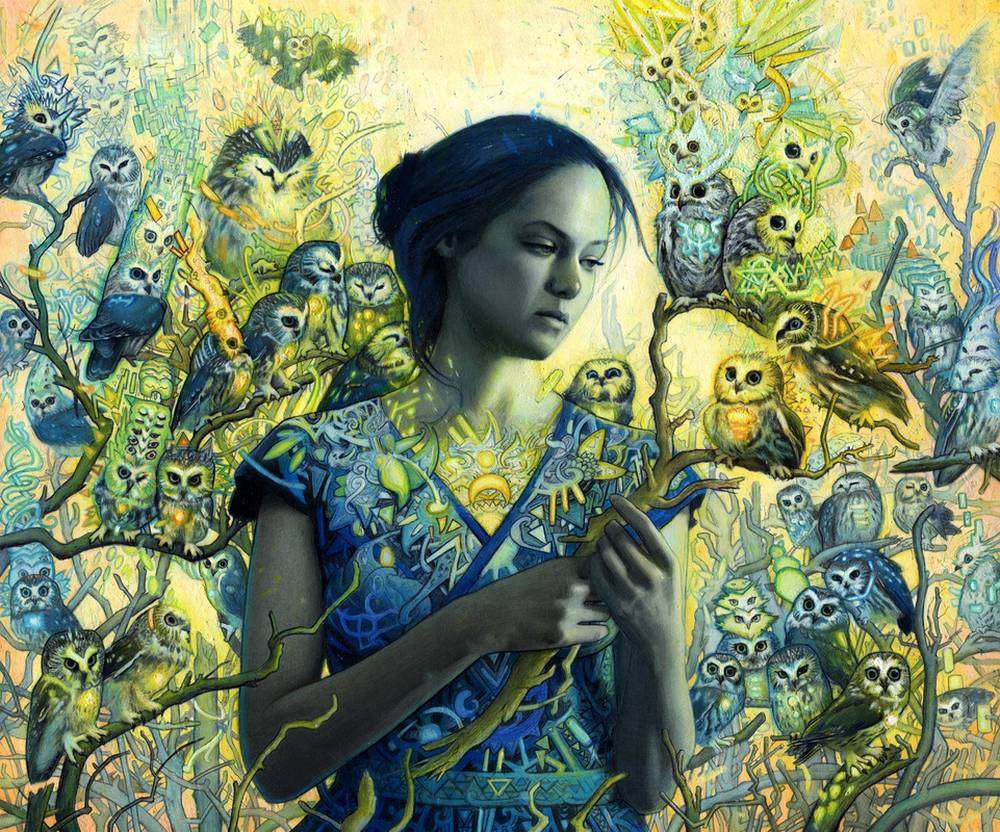 美丽,纯真和神奇的幻想世界澳大利亚艺术家 rodrigo luff 梦幻而明