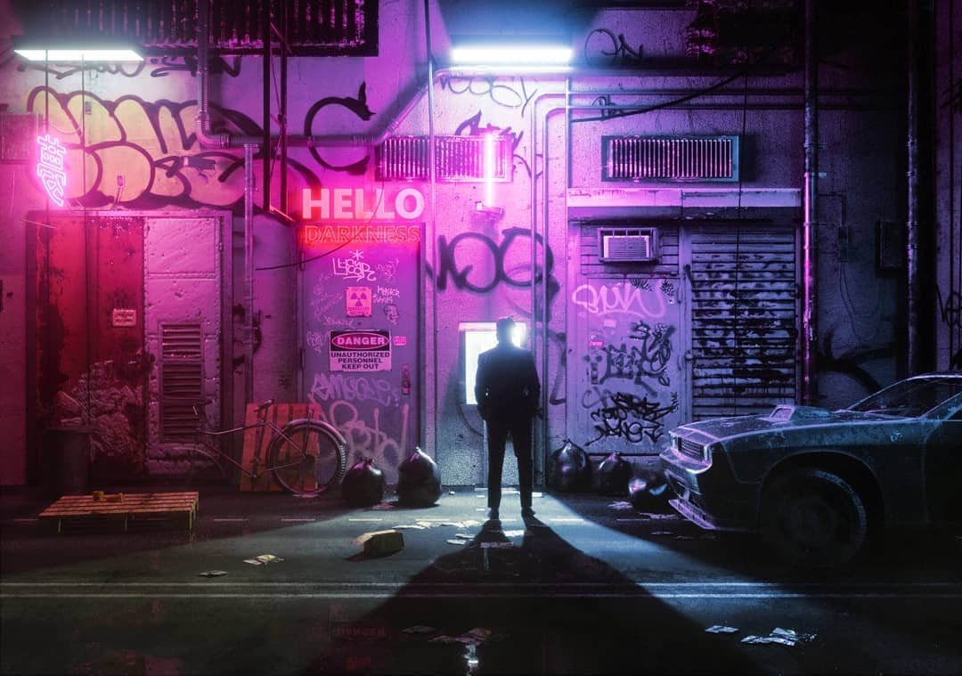 赛博朋克视觉意大利自由艺术家 daniele gasparini_高清图集_新浪网