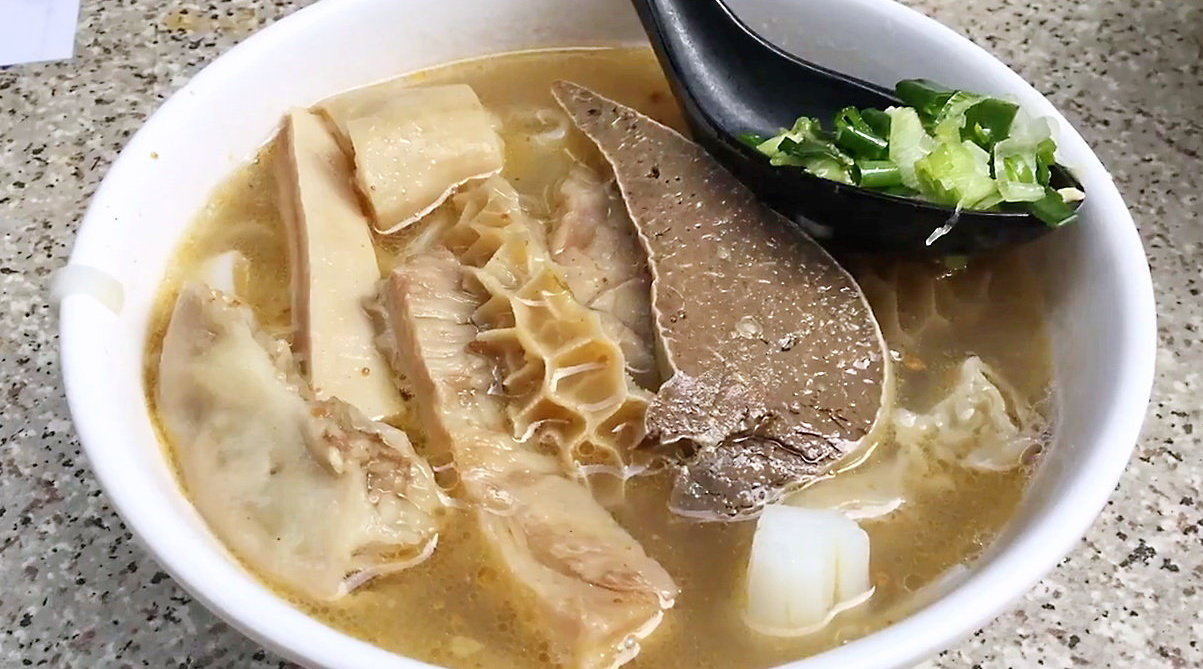 香港小吃:清汤牛杂河粉,看看有哪六种牛杂