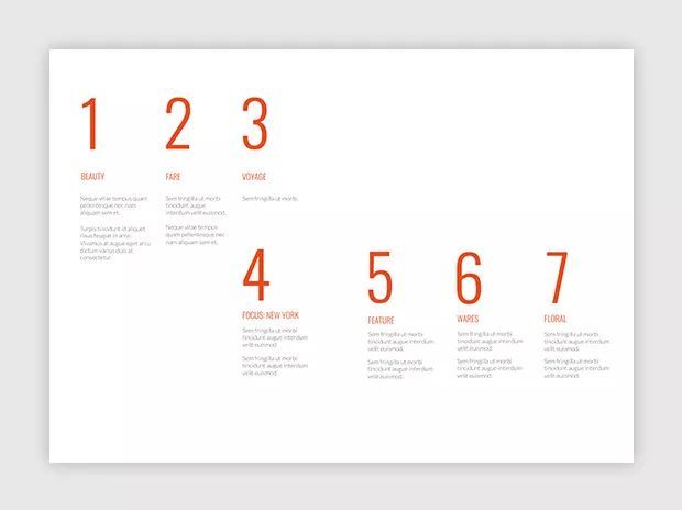 分享一组杂志画册目录设计