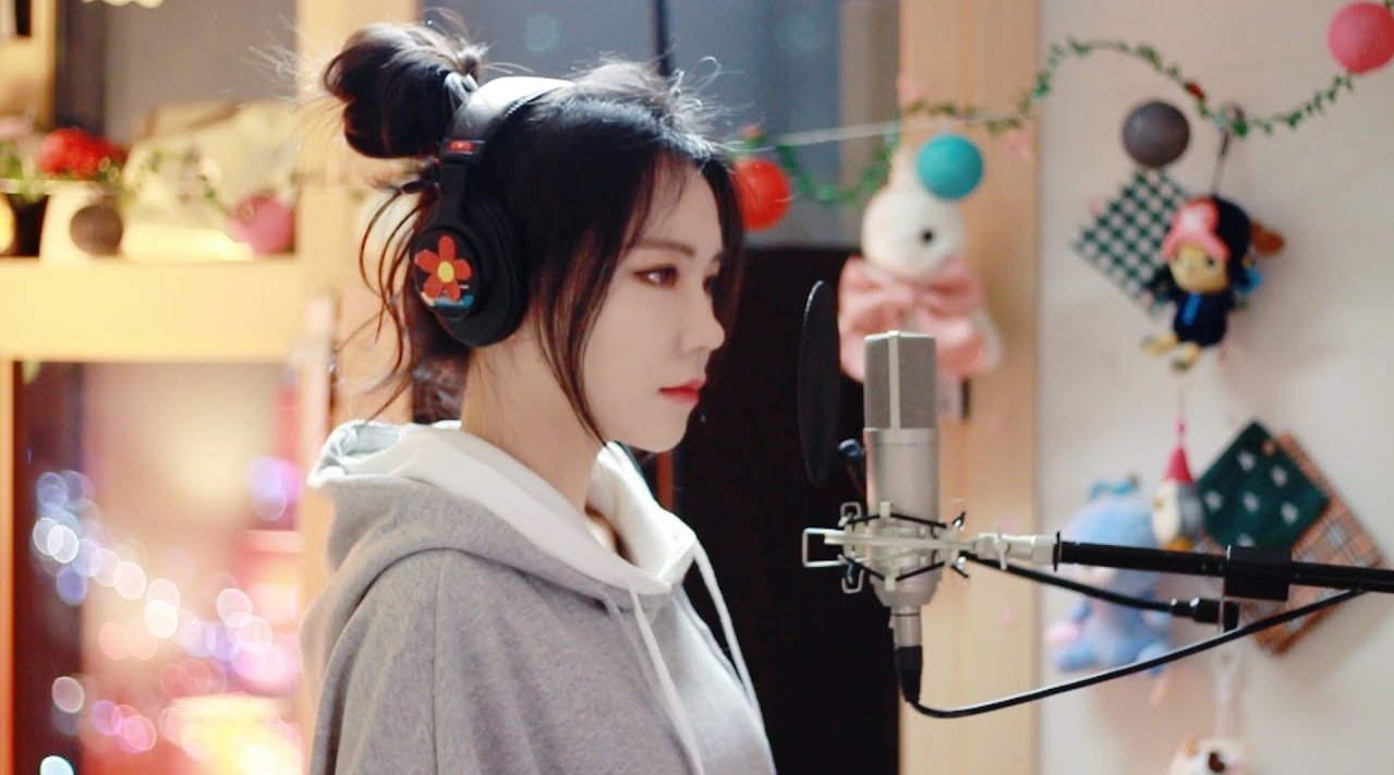 侧颜最美小姐姐j.fla最新翻唱billie eilish《bellyache》