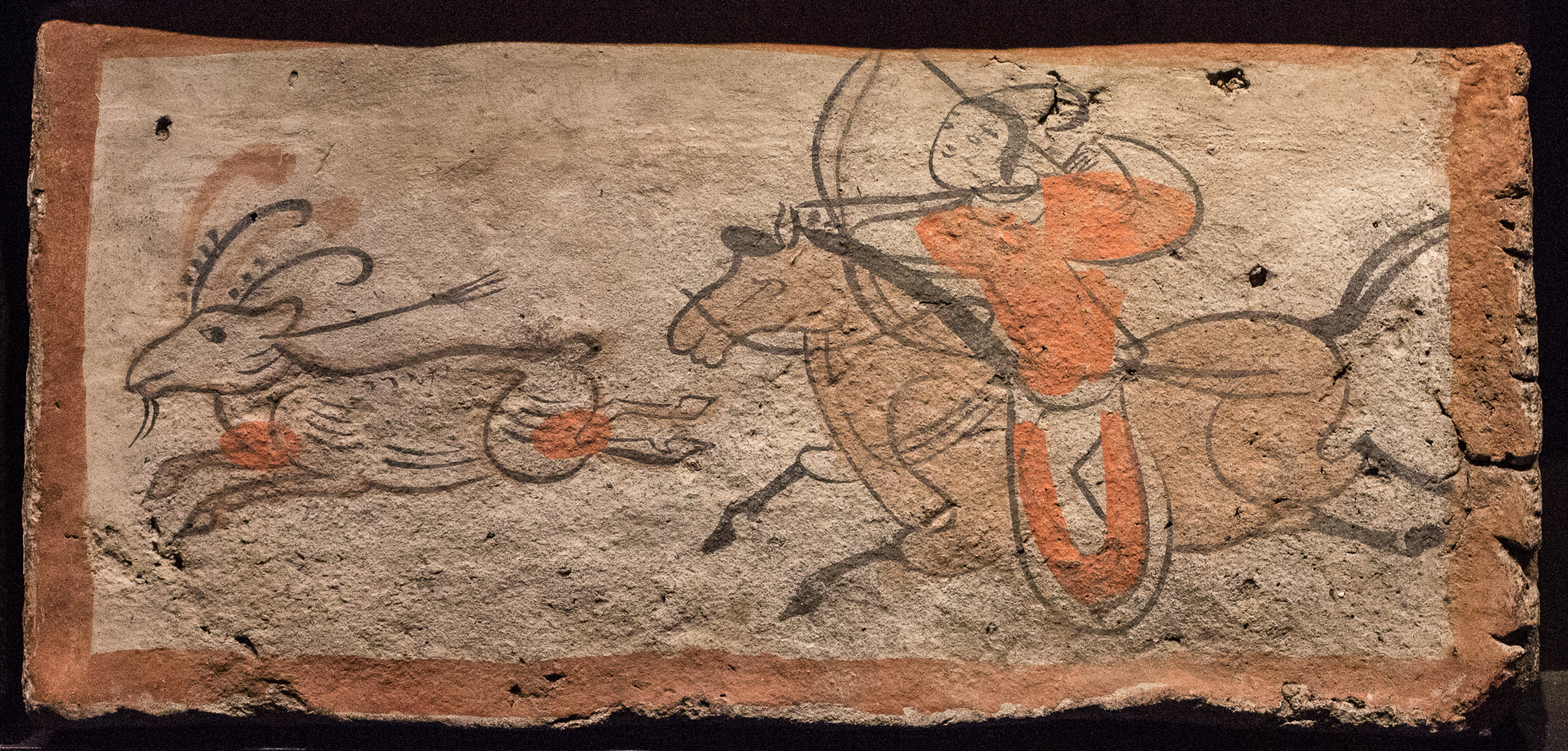 魏晋壁画砖壹201811拍摄甘肃省博物馆藏品嘉峪关新城壁画墓群