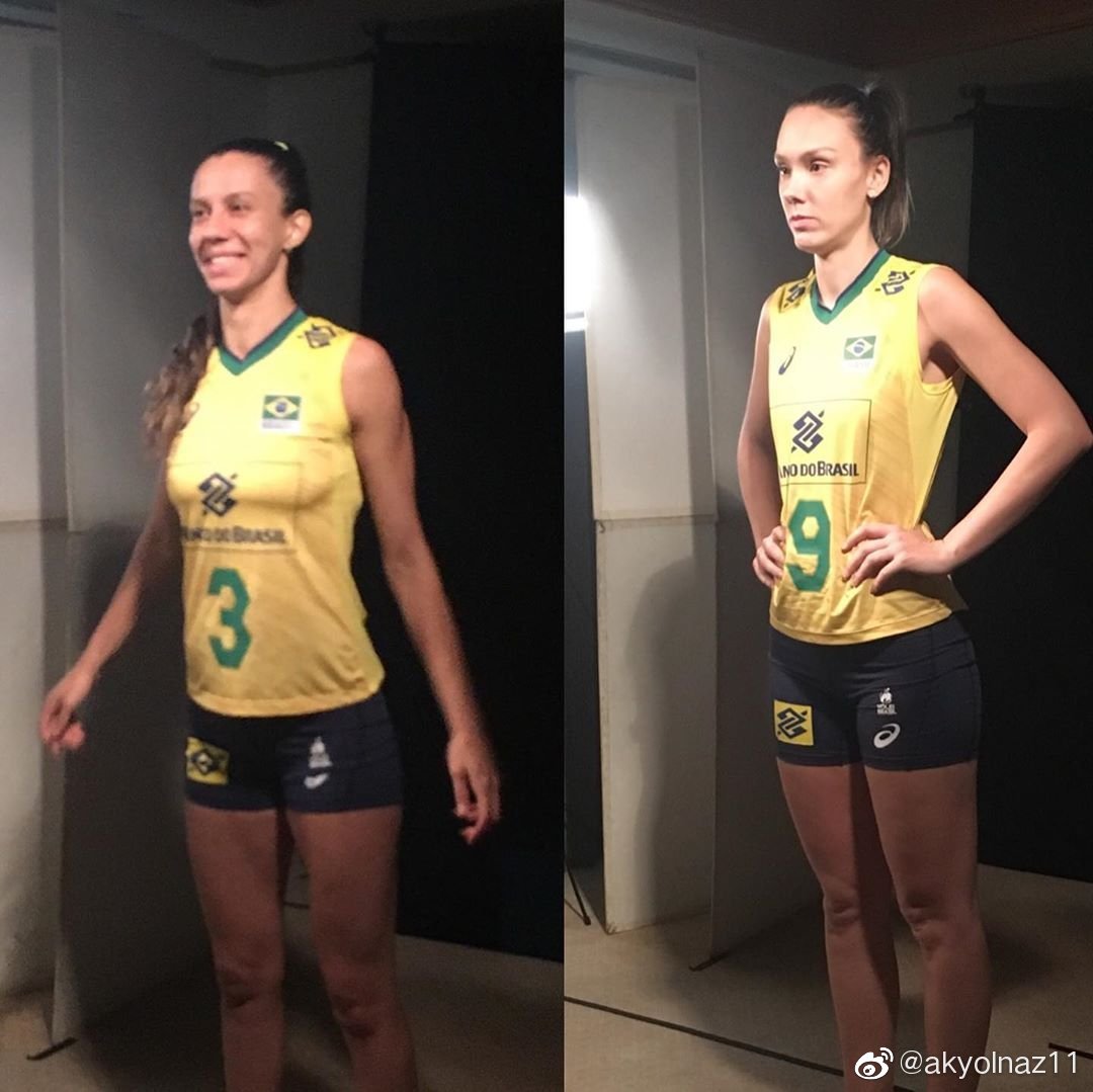 2019年世界女排联赛vnl第四周日本东京站,巴西女排14人名单