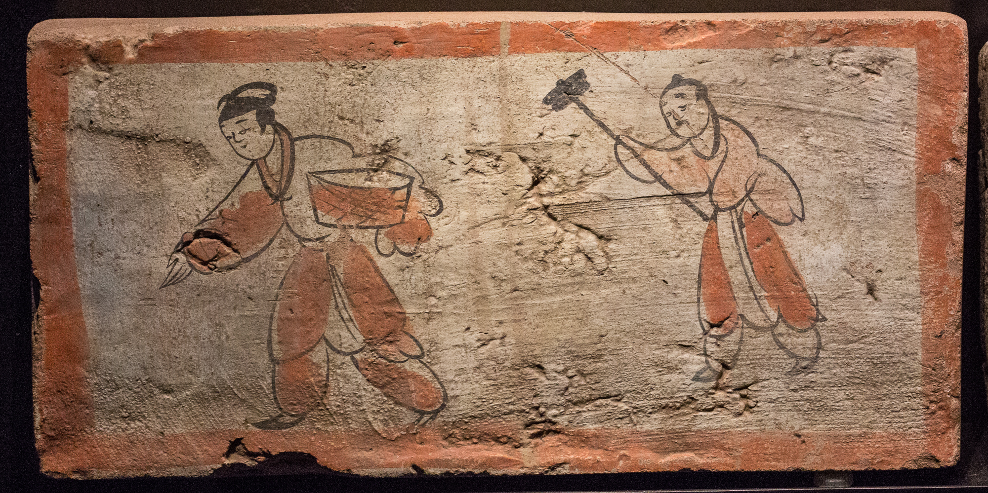 魏晋壁画砖壹201811拍摄甘肃省博物馆藏品嘉峪关新城壁画墓群