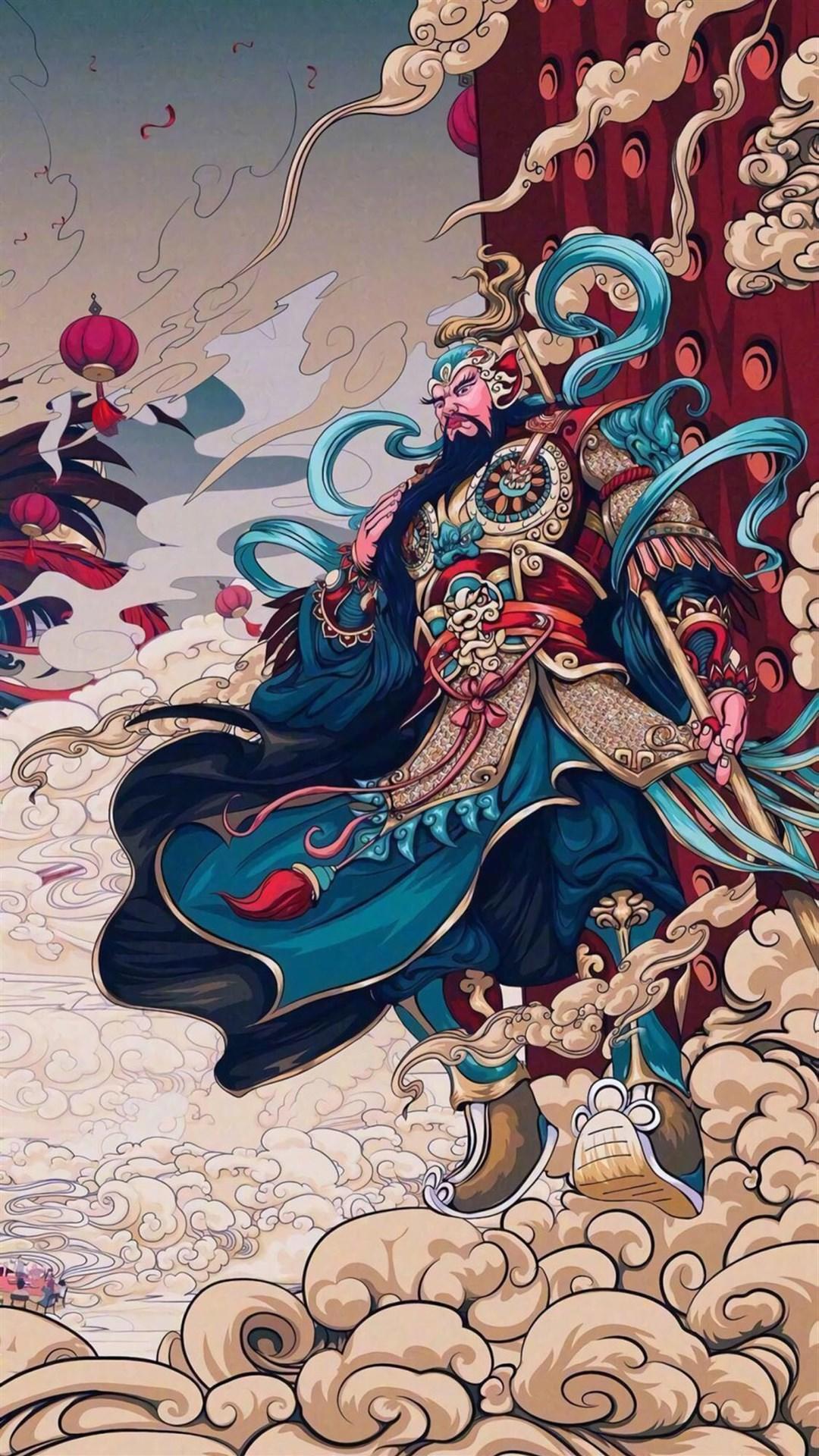 分享一组个性门神壁纸