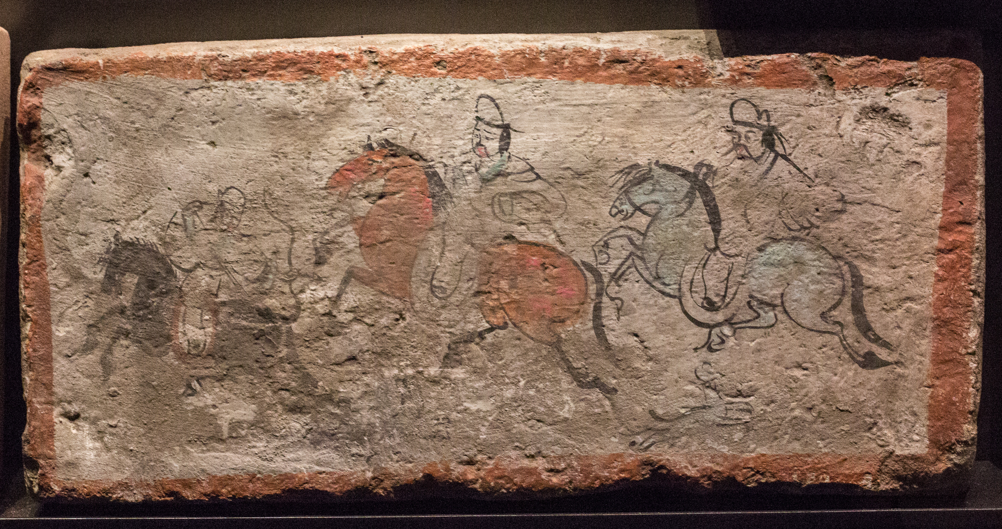 魏晋壁画砖壹201811拍摄甘肃省博物馆藏品嘉峪关新城壁画墓群