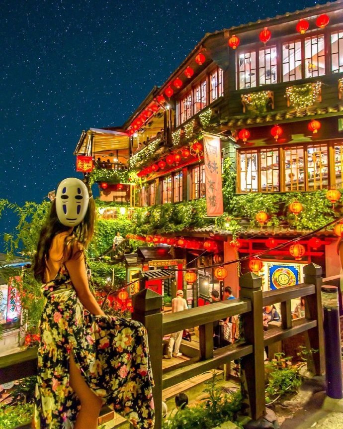 九份老街因台湾电影 悲情城市 而名声大噪
