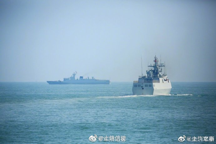 海军某护卫舰支队上饶舰圆满完成多科目连训