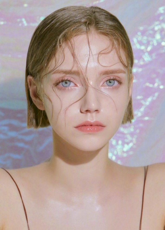 德国女孩chloe0202这个颜值是真实存在的吗