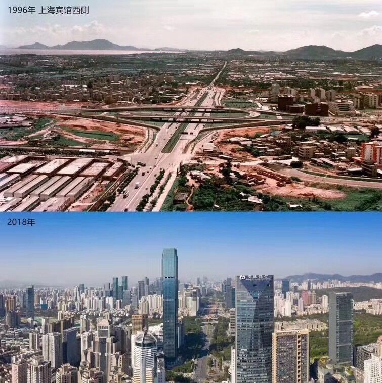 一组今昔对比老照片,带你回顾39年来的深圳速度!|今昔|老照片|深圳速度_新浪新闻