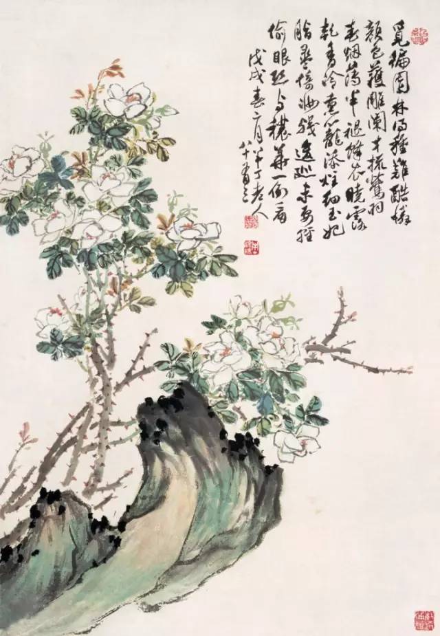 "运古派"高手陈半丁国画作品欣赏!