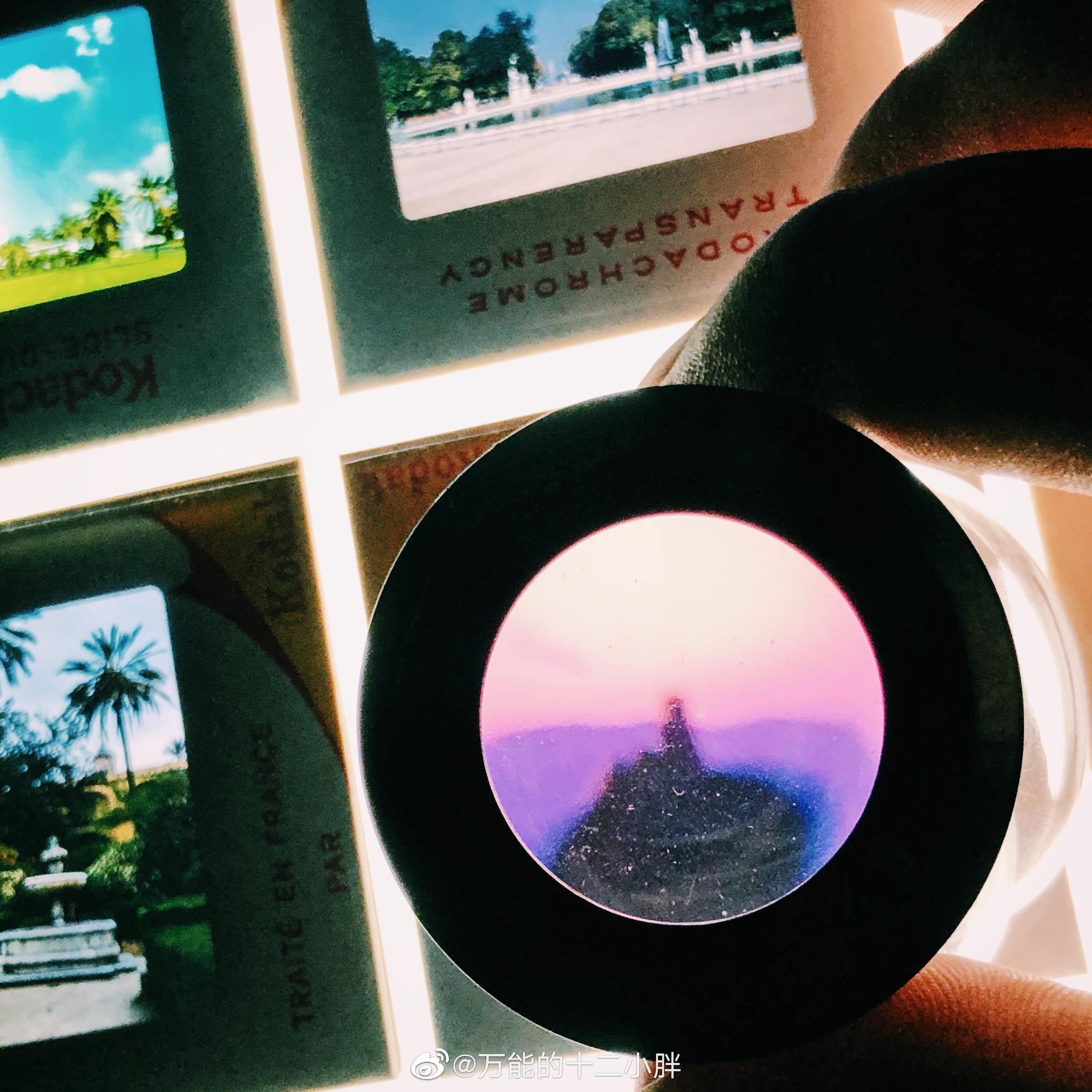 一组收藏级的反转片在灯光下的细节格外有意思