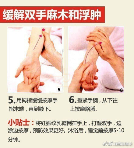 预防妊娠纹的按摩