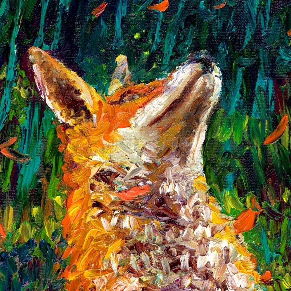 美国画家 iris scott 绘画作品(用手指进行的创作) | www