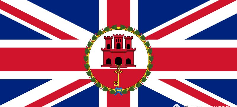 英属直布罗陀国旗图片