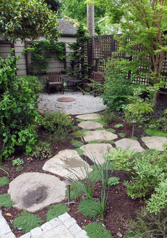 庭院汀步设计参考