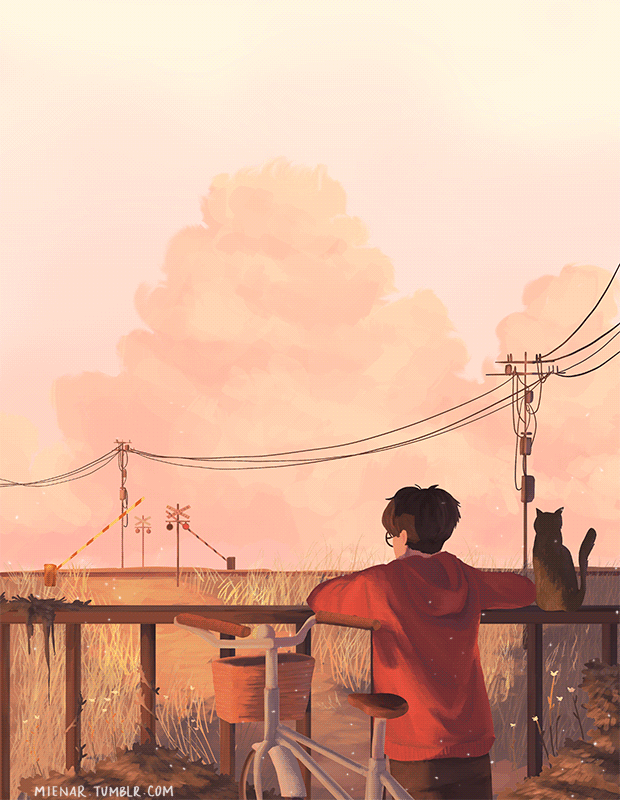 一个人的浪漫 插画师 mienar