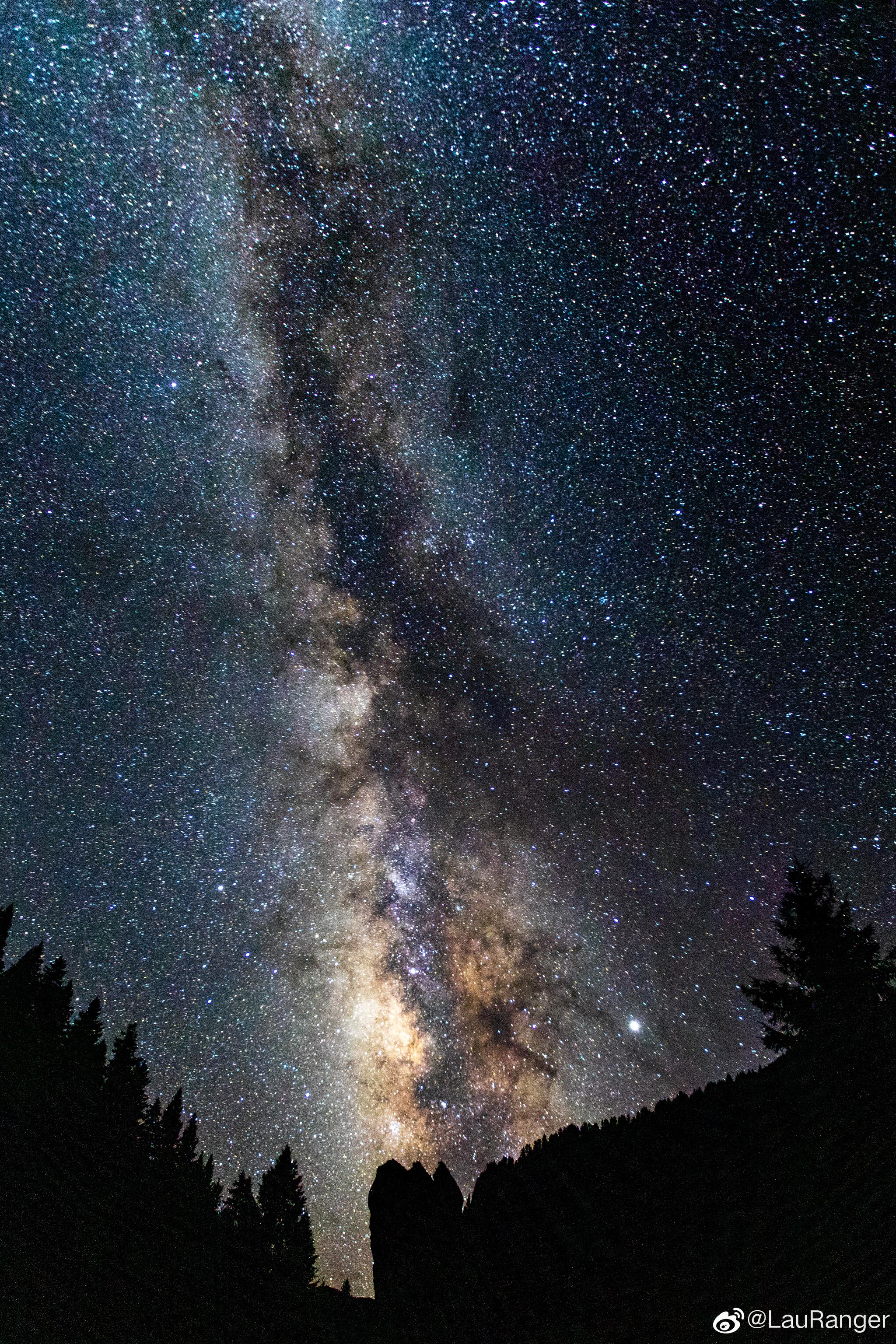 夜空中最亮的星.@乐途旅游网官方微博 @微游甘肃
