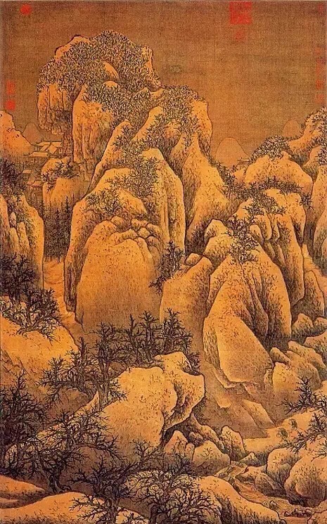 宋人画雪赏析!宋朝山水画继五代之后发展得更为成熟,此时名家辈出|山水画|宋人|五代_新浪新闻