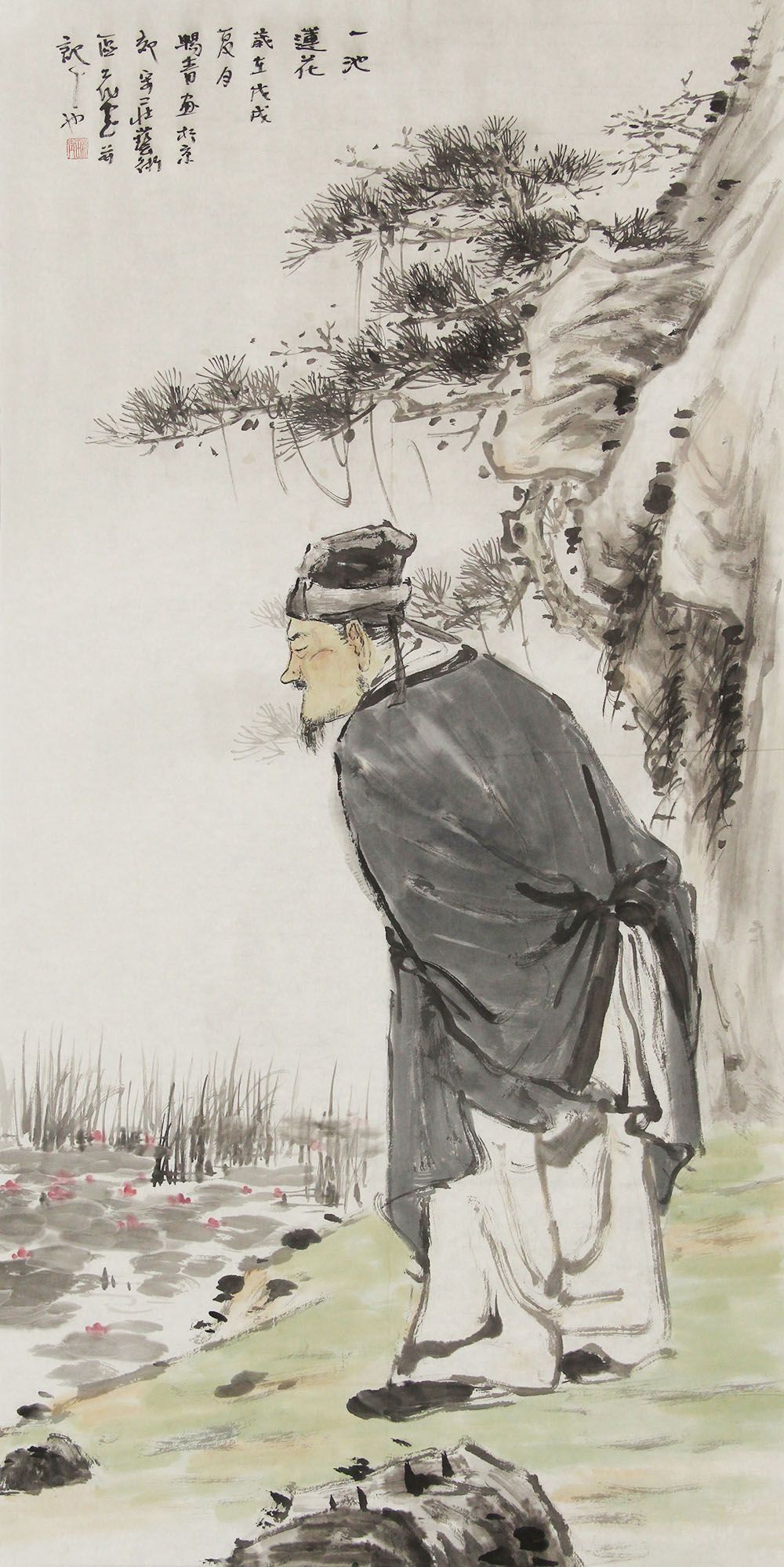 闫畅青人物画作品赏析 | 格调高古 意境悠远