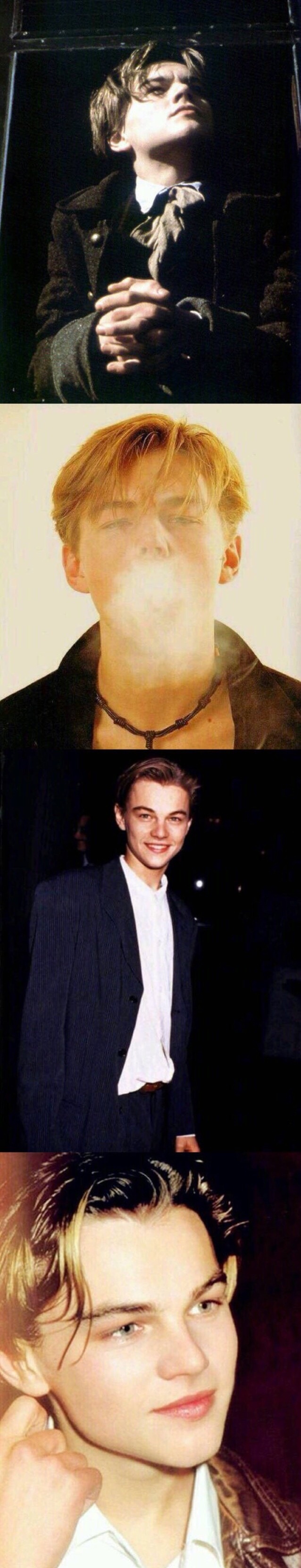 莱昂纳多年轻时的小李子明眸皓齿唇红齿白怎么可以那么帅