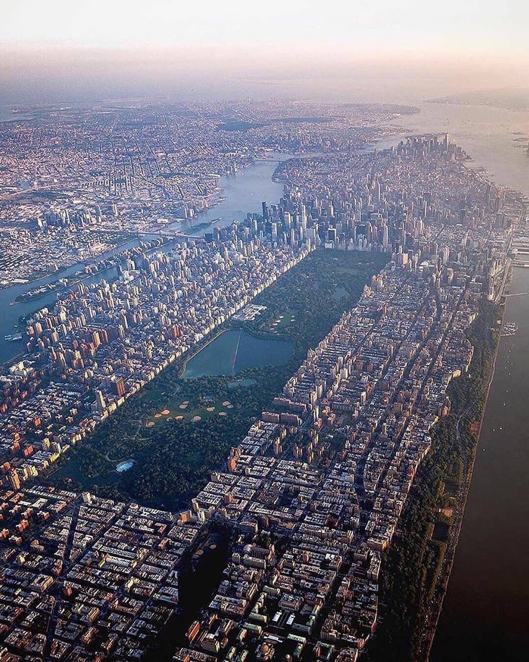 美国纽约俯视图图片