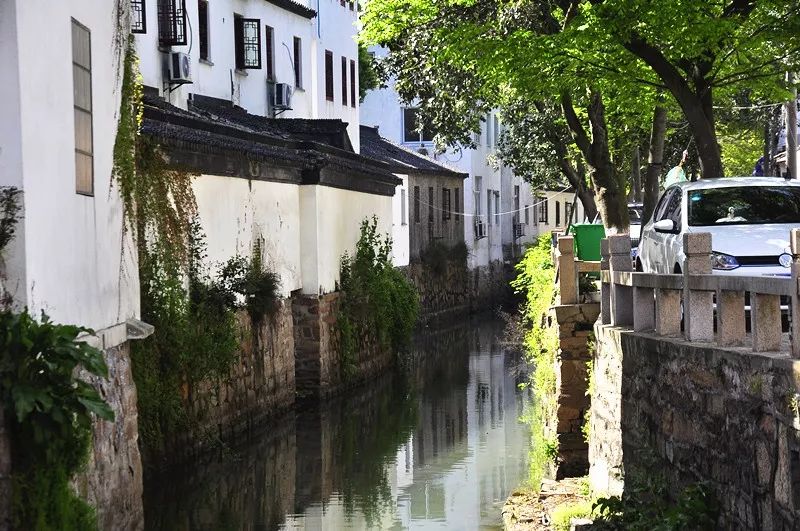 古镇苏州光福老街冬日风景旧曾谙