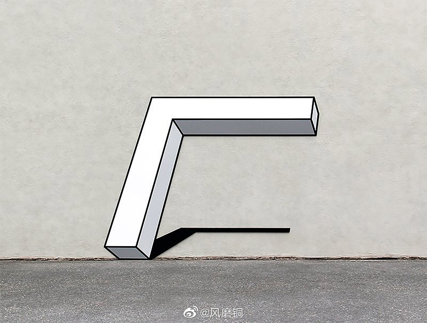 三维视错觉艺术家aakashnihalani用木材和金属制作壁挂式雕塑