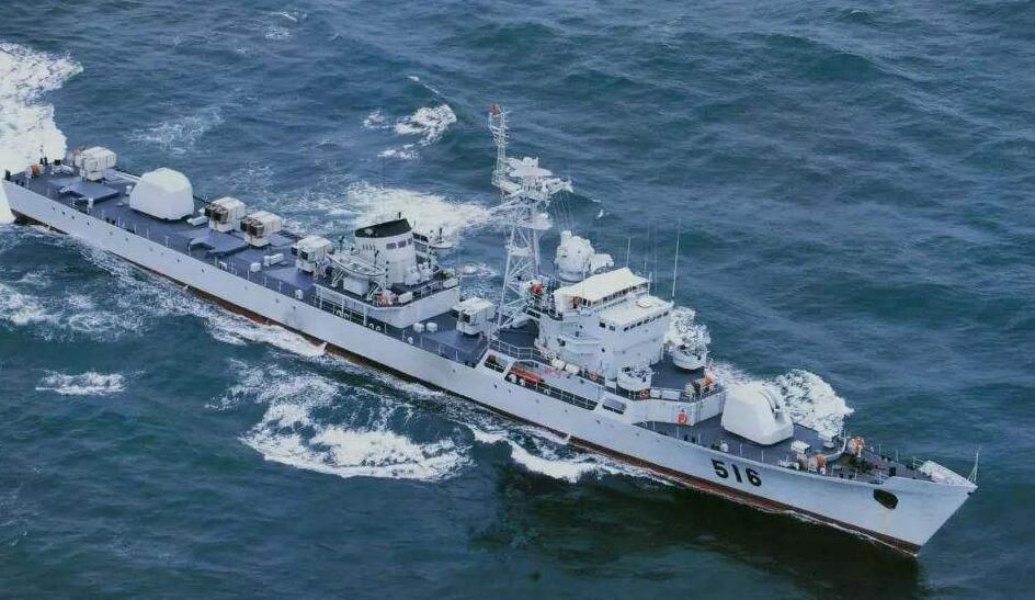 据悉,053h2g铜陵舰是中国海军自主研制和生产的第二代护卫舰,最大航速