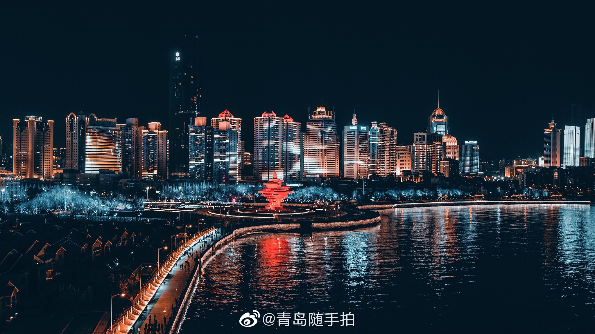 青岛浮山湾灯光秀最新表演时间发布