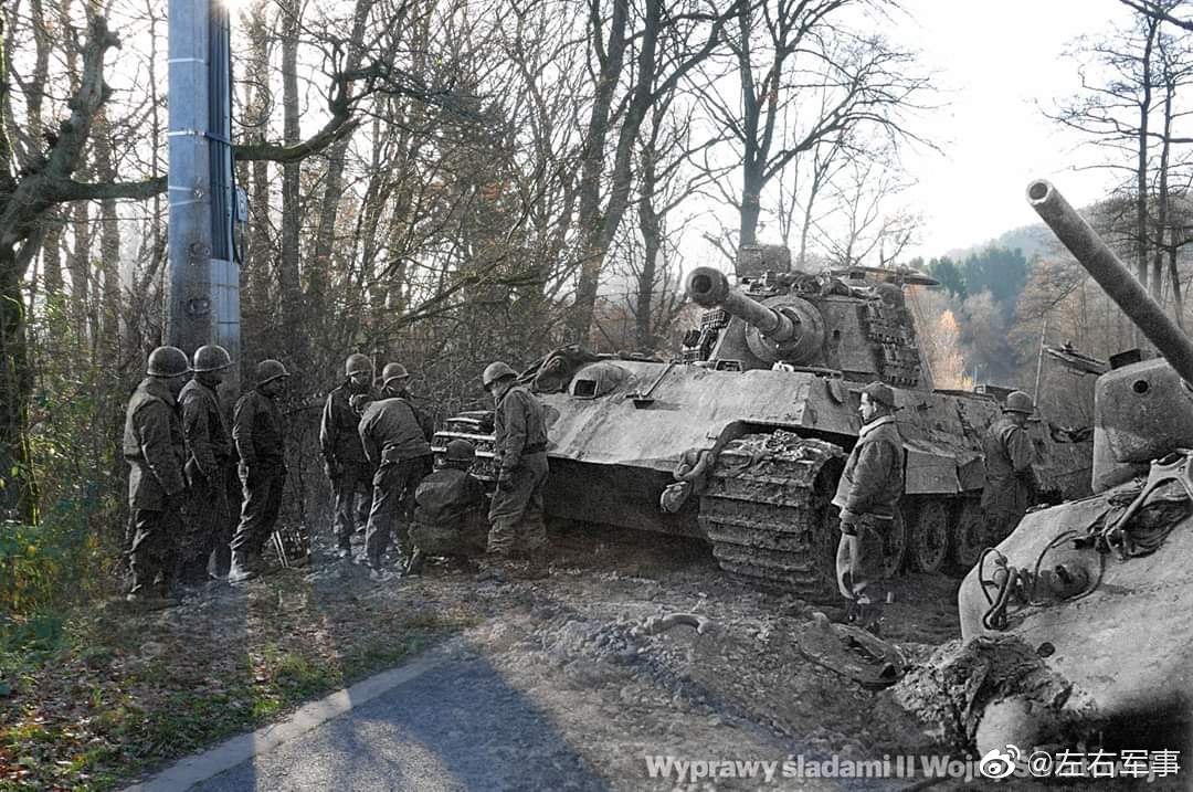 历史与现实----阿登山区里派普战斗群被击毁的虎王