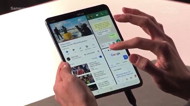 CES2019:柔宇科技柔派可折叠手机现场试玩