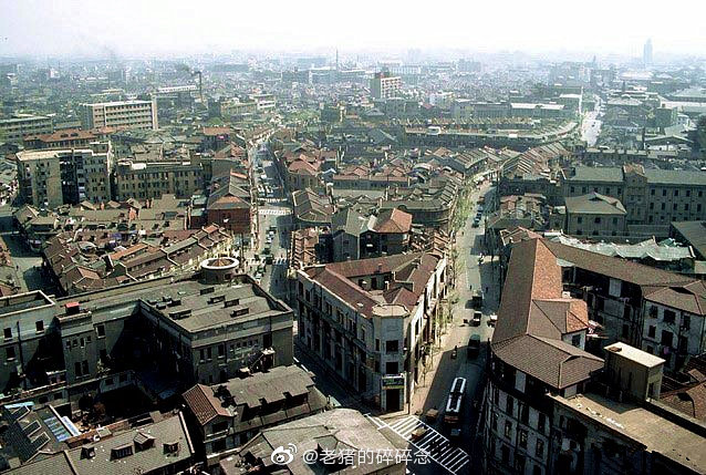 老照片八十年代的上海滩