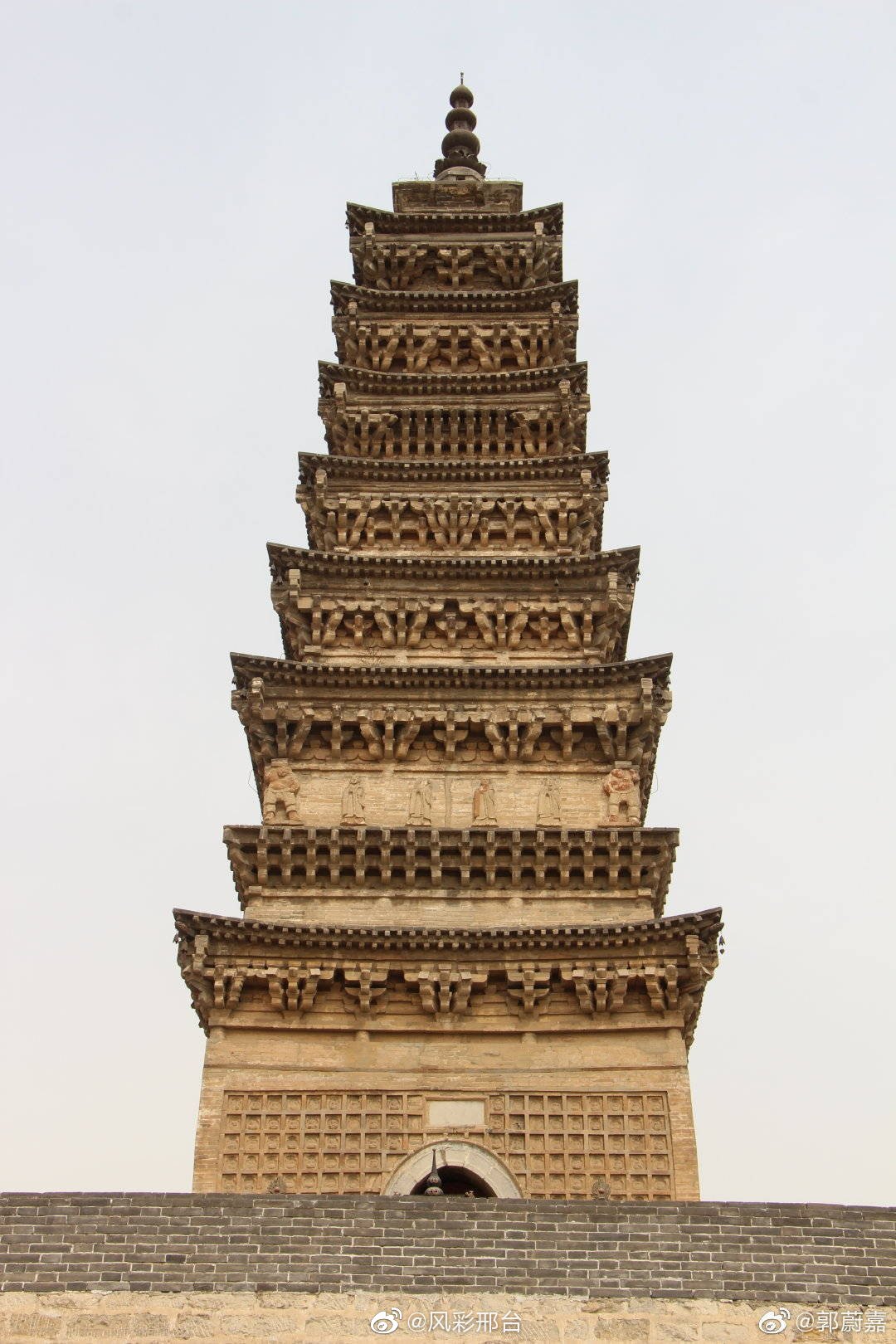 普利寺塔,位于河北省邢台市临城县县城中